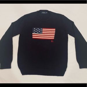 Polo American Flag Sweater by Ralph Lauren